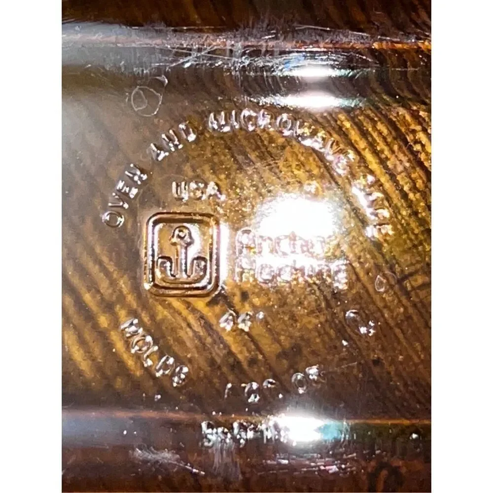 Vintage Amber Anchor Hocking 5 X 9 in Loaf Pan #441